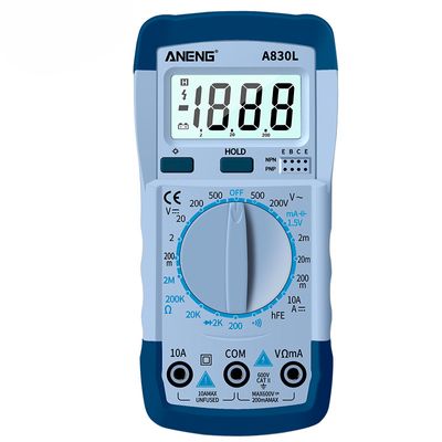 Мультиметр ANENG AN-A830L, вимірювання: V, A, R AN-A830L фото