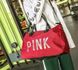 Сумка женская PINK КРАСНАЯ | Женская вместительная спортивная сумка Art-NO3396 фото 2