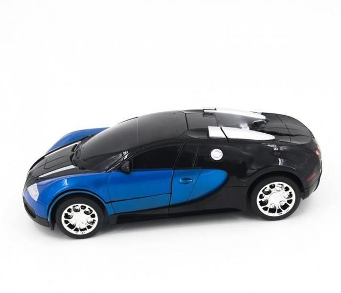 Машинка радиоуправляемая трансформер Robot Car Bugatti Size12 СИНЯЯ |Робот-трансформер на радиоуправлении 1:12 Art-888219292 фото