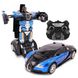Машинка радиоуправляемая трансформер Robot Car Bugatti Size12 СИНЯЯ |Робот-трансформер на радиоуправлении 1:12 Art-888219292 фото 1