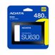 SSD Диск ADATA Ultimate SU630 480GB 2.5&amp;quot; SATA III 3D QLC (ASU630SS-480GQ-R) ЦУ-00041976 фото 1