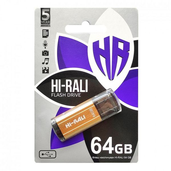 USB Flash Drive Hi-Rali Stark 64gb ЦУ-00034292 фото
