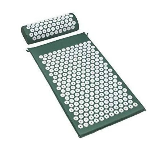 Масажний ортопедичний килимок з подушкою Acupressure Mat Ортопедический массажный коврик 65 см*41 см Art-110145771 фото