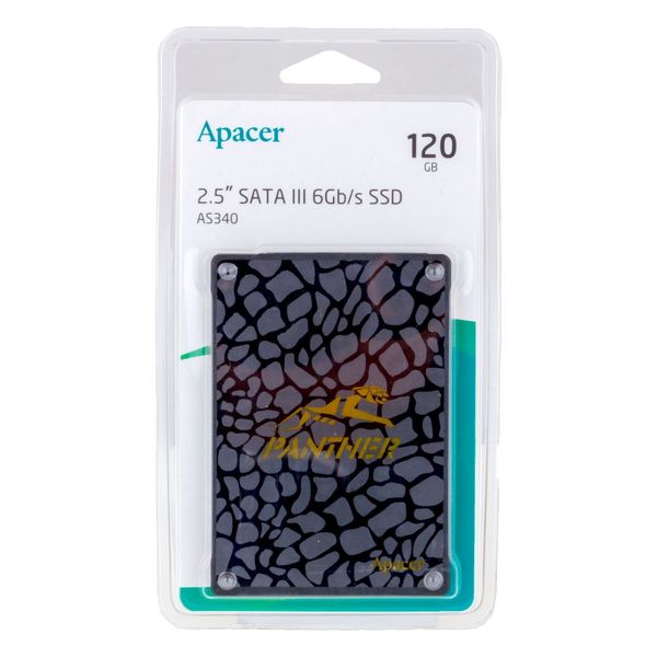 SSD Диск Apacer AS340 120GB 2.5&amp;quot; 7mm SATAIII Standard (AP120GAS340G-1) ЦУ-00034376 фото