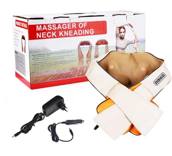Роликовый массажер для спины и шеи Massager of Neck Kneading Art-6929830 фото