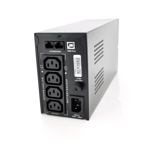 ДБЖ Ritar RTP850L-UX-IEC (510W) Proxima-L, LED, AVR, 3st, USB, 4xIEC-320 C14, 145-290Vac, 1x12V9Ah, plastik Case RTP850L-UX-IEC фото