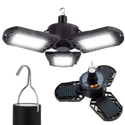 Кемпинговый подвесной фонарь лампа XF-701 (3xCOB) на солнечной батарее + USB (5 режимов) Art-XF701 фото