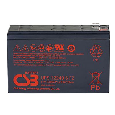 Аккумуляторная батарея CSB UPS122406, 12V 5Ah (151х51х94мм) UPS122406F2 фото