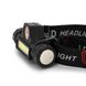 Налобний ліхтарик Watton WT-056,1 led 3W, 1 Led Cob, 2 режими, корпус-пластик, водостійкий, ip44, магніт, живлення АКБ вбудований, USB micro кабель, 6400K, BOX WT-056 фото 3