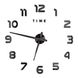 Настенные 3D часы 120 см большие черные с цифрами ZH002 Art-BLAC002 фото 2