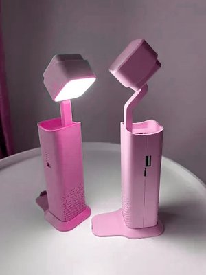 Настольная лампа фонарь Power Bank XANES . Розовый Art-PINK265 фото