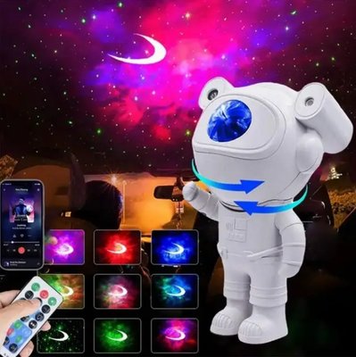Ночник-проектор БОЛЬШОЙ космонавт лазерный светильник проектор с пультом динамик Bluetooth Art-NNN21367 фото