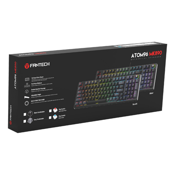 Клавіатура Ігрова Fantech ATOM96 MK890 Red Switch ЦУ-00040342 фото