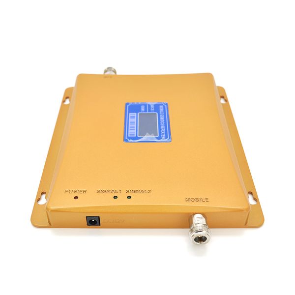 Комплект підсилювач GSM306-3G-4G 900/1800/2100МГц. Підсилювач тридіапазонний, антена прийому 20м кабелю, антена ретрансляції 3 метри. Gold GSM306 фото