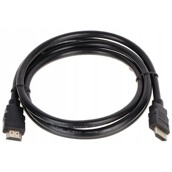 Кабель Merlion HDMI-HDMI HIGH SPEED 1m, v1.4, OD-7.5mm, круглый Black, коннектор Black, (Пакет), Q400 YT-HDMI(M)/(M)HS-1m фото