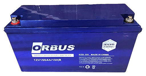 Аккумуляторная батарея ORBUS CG12150 GEL 12 V 150 Ah (485 x 172 x 240) Black 47kg Q1/34 CG12150 фото