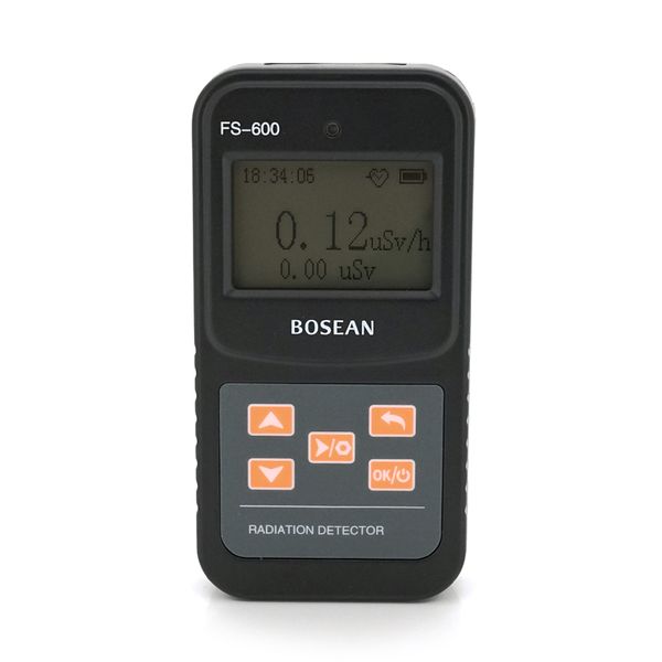 Дозиметр-радиометр Bosean FS-600, счетчик Гейгера, измеритель бытовой радиации с аккумулятором, Black FS-600 фото
