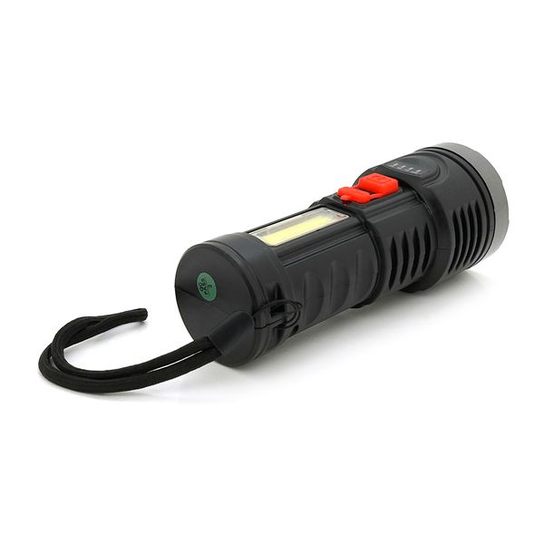 Ліхтарик ручний LATERNA L-822, 5WLED+COB, пластик, вбудований акумулятор, IP40, 145х56х45, USB кабель L-822 фото