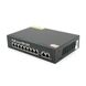 Коммутатор POE 48V с 8 портами POE + 2 порта Ethernet (UP-Link) 100Мбит, c усилением сигнала до 250метров, БП встроенный 1,7 кг (270*180*44), Q20 YC1001 фото 2