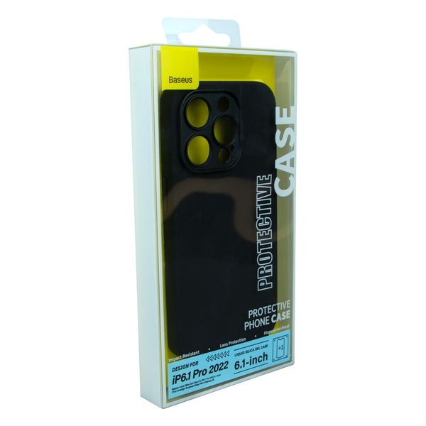 Чехол Baseus Liquid Silica Gel Case+Glass 0.22mm для iPhone 14 Pro Max ARYT001501 ЦУ-00037304 фото