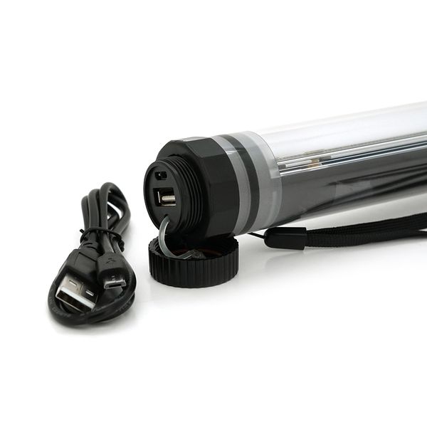 Лампа для кемпинга Uyled UY-Q7, 4 режима, корпус- пластик, водостойкий, ip68, встроенный аккумулятор 5200mAh, USB кабель, 5500K, BOX UY-Q7 фото