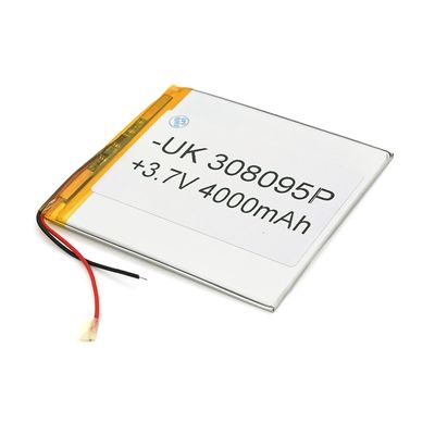 Литий-полимерный аккумулятор 4*80*95mm (Li-ion 3.7В 4000мА·ч) 408095 фото