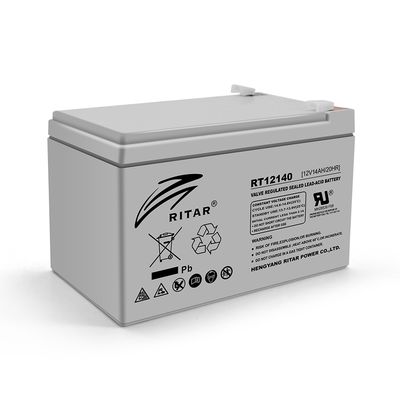 Аккумуляторная батарея AGM RITAR RT12140H, Gray Case, 12V 14.0Ah ( 151 x 98 x 95 (101) ) Q4 RT12140H фото