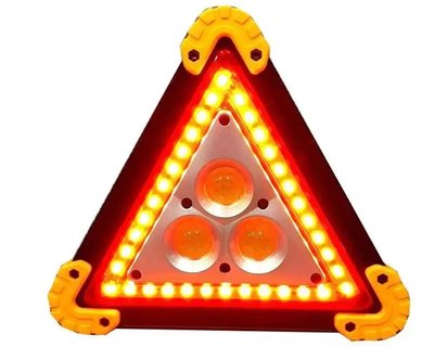 Знак аварийной остановки прожектор аккумуляторный LED 30W LL-303 фонарь аварийного освещения аварийка Код: 303 Art-LL303 фото