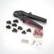 Инструмент обжимной Cinlin для обжимки клемм + насадки 06 -0.5-6mm2, 02С -0.5-2.5mm2, 06WF -0.25-16mm2, 48B -0.5-2.5mm2, Black-red Cinlin-2549 фото 4