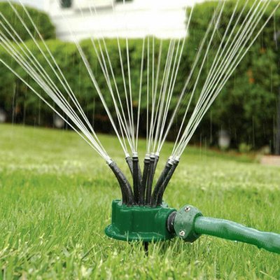 Умная система полива Multifunctional sprinkler распылитель дождеватель для полива газона на 360 градусов Art-NO360water фото