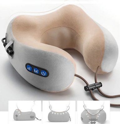 Массажная подушка для шеи U-shaped massage pillow Art-29451 фото