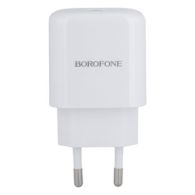 Мережевий Зарядний Пристрій Borofone BN3 Premium PD 20W Type-C to Lightning QC3.0 ЦУ-00032851 фото