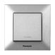 Выключатель Panasonic Arkedia Slim одноклавишный с подсветкой, серебряный WNTC00022SL-UA фото