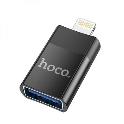 Переходник Hoco UA17 iP Male to USB female USB2.0 adapter ЦУ-00039783 фото