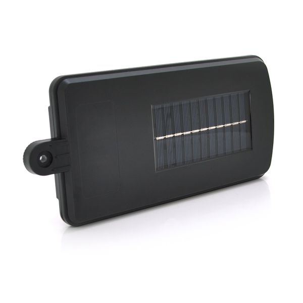 Вуличний ліхтар W756/4 на сонячній батареї з пультом, 3 режими, корпус пластик, вбудований акумулятор 1000mAh, ip65, 15W, Black, Box COB-756/4 фото