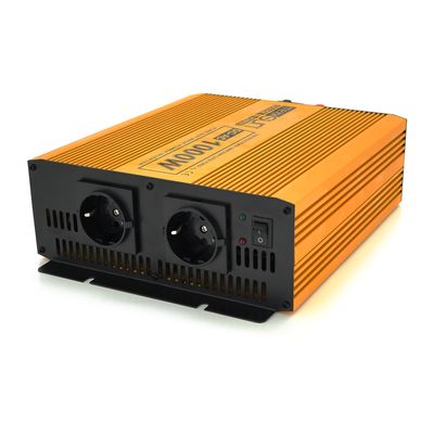 Инвертор напряжения Mexxsun MXSPSW-1000, 12V/220V, 1000W с правильной синусоидой, 2 Shuko, клемные провода, Q4 MXSPSW-1000-12S фото