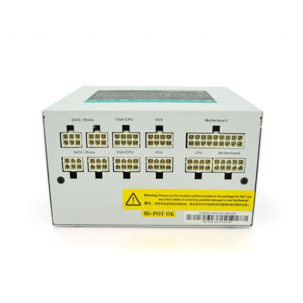 Блок живлення DeepCool DQ750-M-V2L WH 80PLUS Gold 750W, 12cm + кабель живлення, Black, 150×160×86mm, Box DQ750-M-V2L-WH-80PLUSGold фото