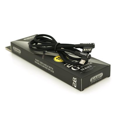 Кабель iKAKU KSC-028 JINDIAN charging data cable for micro, Black, длина 1м, 2.4A, BOX KSC-028-B-M фото