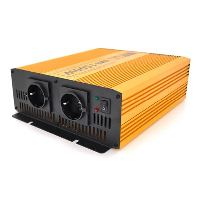 Инвертор напряжения Mexxsun MXSPSW-1500, 12V/220V, 1500W с правильной синусоидой, 2 Shuko, клемные провода, Q4 MXSPSW-1500-12S фото