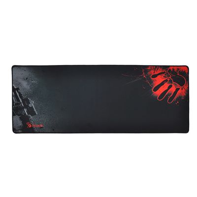 Коврик 300*800 тканевой Bloody Handprint с боковой прошивкой, толщина 3 мм, цвет Black/Red, Пакет YT-MBH/B38 фото