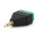 Разъем для подключения miniJack 3.5" Stereo (4 контакта) с клеммами под кабель Q100 YT-MJ3.5-4M фото