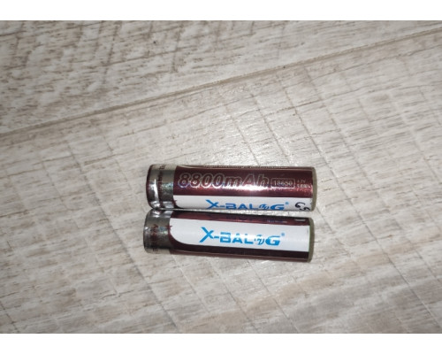 Акумулятор Li-Ion X-BALOG 3.7 V 18650 8800mAH, 3.7 В. 