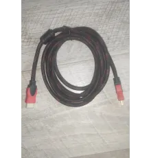 Кабель HDMI-HDMI HDTV Cable (папа-папа) 3 м в тканевой оплетке, новый