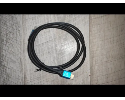 Кабель HDMI-HDMI (2.0V) 2K*4K 1.5м  (папа-папа)  прорезиненный, новый