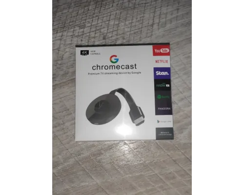 Адаптер медиа приставка chromecast 4К