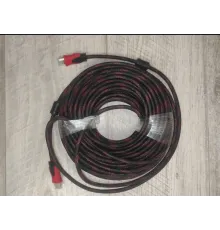 Кабель HDMI-HDMi HDTV Cable (папа-папа) в тканевой оплетке 30 м