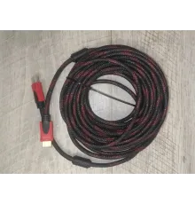 Кабель HDMI-HDMi HDTV Cable (папа-папа) в тканевой оплетке 15 м