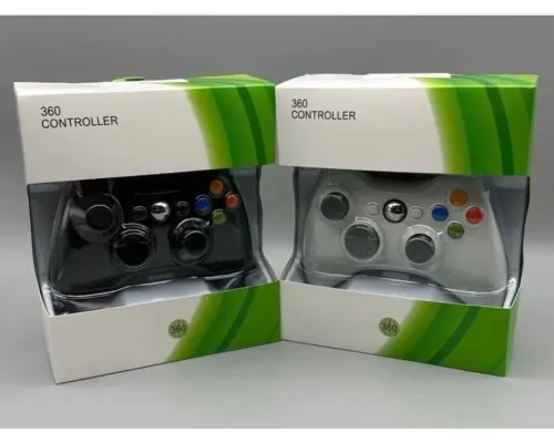 Джойстик геймпад Xbox 360 проводной черный, белый новый 