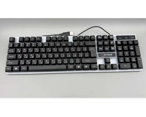 Комплект проводная клавиатура с подсветкой и мышкой XSTRIKE X-1014 RGB USB