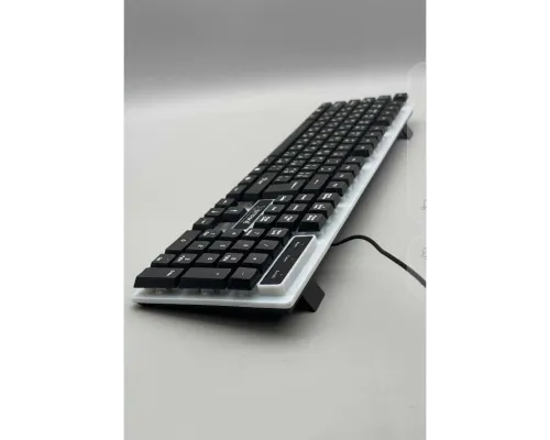 Клавиатура проводная XSTRIKE X-1080, RGB подсветка, 104 клавиши, USB, черная